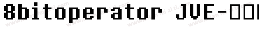 8bitoperator JVE字体转换